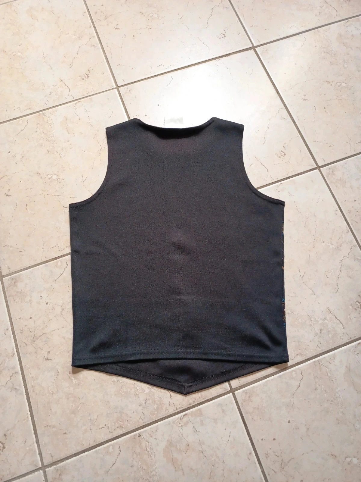 Black printed tank top – photo 2